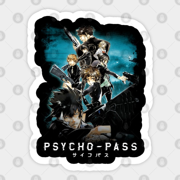 Retro Characters Psycho Anime Sticker by Smoking Robot